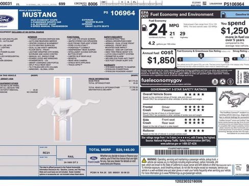 Used 2023 Ford Mustang Coupe image 22