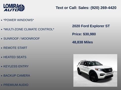 Used 2020 Ford Explorer ST w/ ST Street Pack AWD/4WD image 21