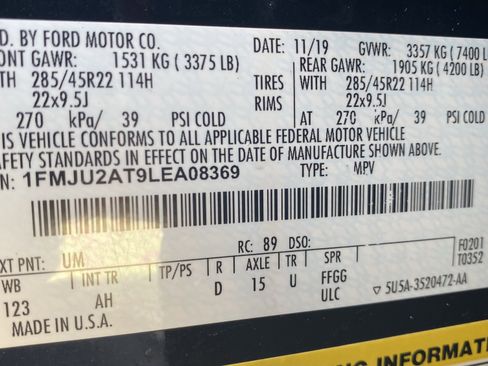 Used 2020 Ford Expedition Limited w/ Equipment Group 303A image 46