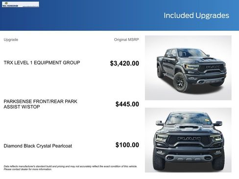 Used 2021 RAM 1500 TRX w/ TRX Level 1 Equipment Group image 17