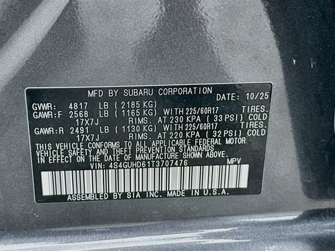 Certified 2026 Subaru Crosstrek 2.5i Premium AWD/4WD image 25