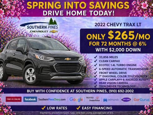 Used 2022 Chevrolet Trax LT w/ Driver Confidence Package AWD/4WD image 2