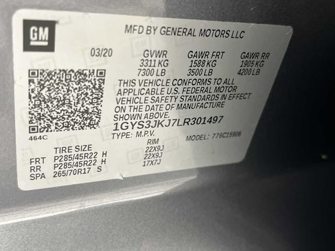 Used 2020 Cadillac Escalade ESV Premium Luxury w/ Escalade Sport Edition RWD image 44