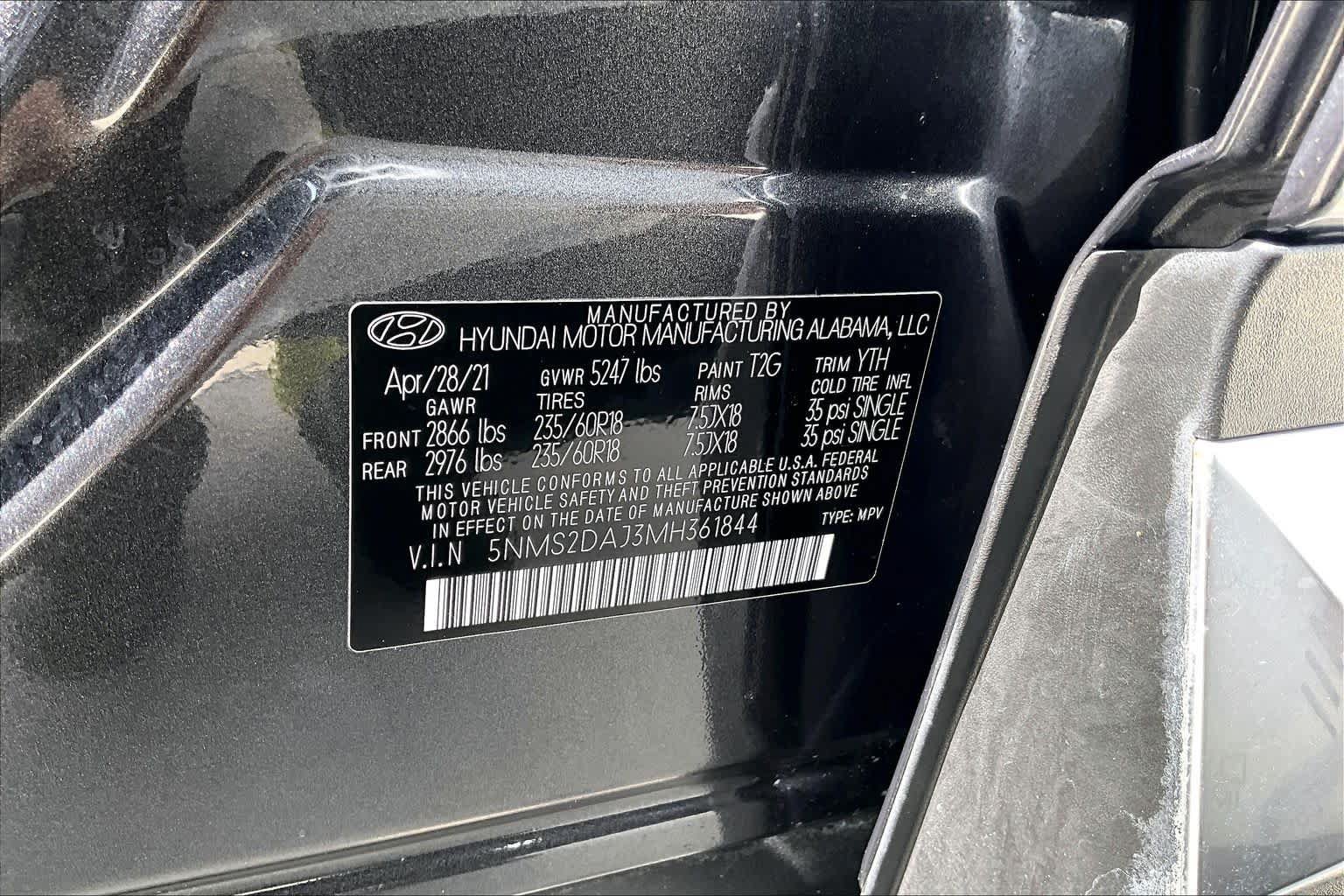 Used 2021 Hyundai Santa Fe SEL AWD/4WD image 33