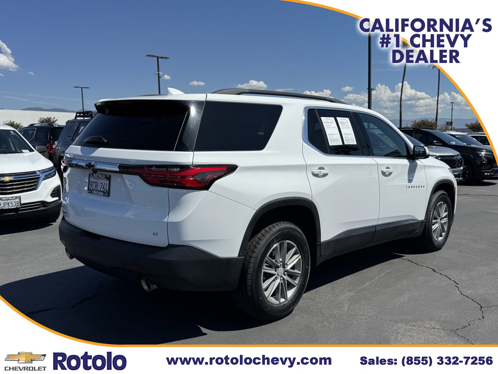 Used 2022 Chevrolet Traverse LT w/ LPO, Floor Liner Package FWD image 6