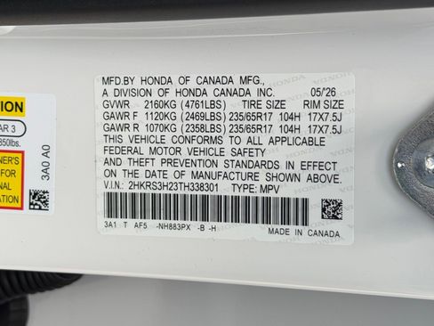 New 2026 Honda CR-V LX image 24