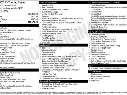 Used 2017 MAZDA MAZDA3 Touring image 27