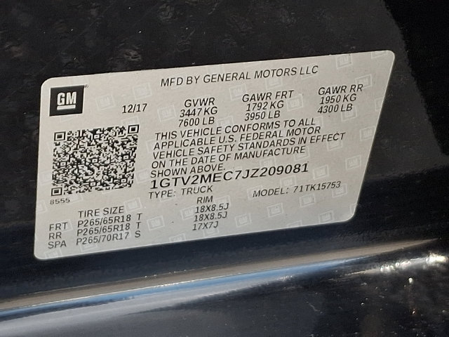 Used 2018 GMC Sierra 1500 SLE w/ SLE Value Package AWD/4WD image 29