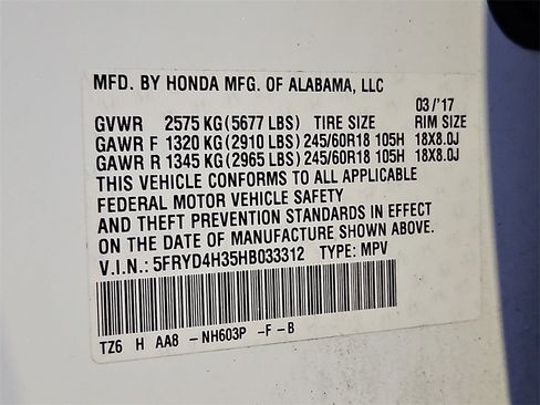 Used 2017 Acura MDX SH-AWD image 31