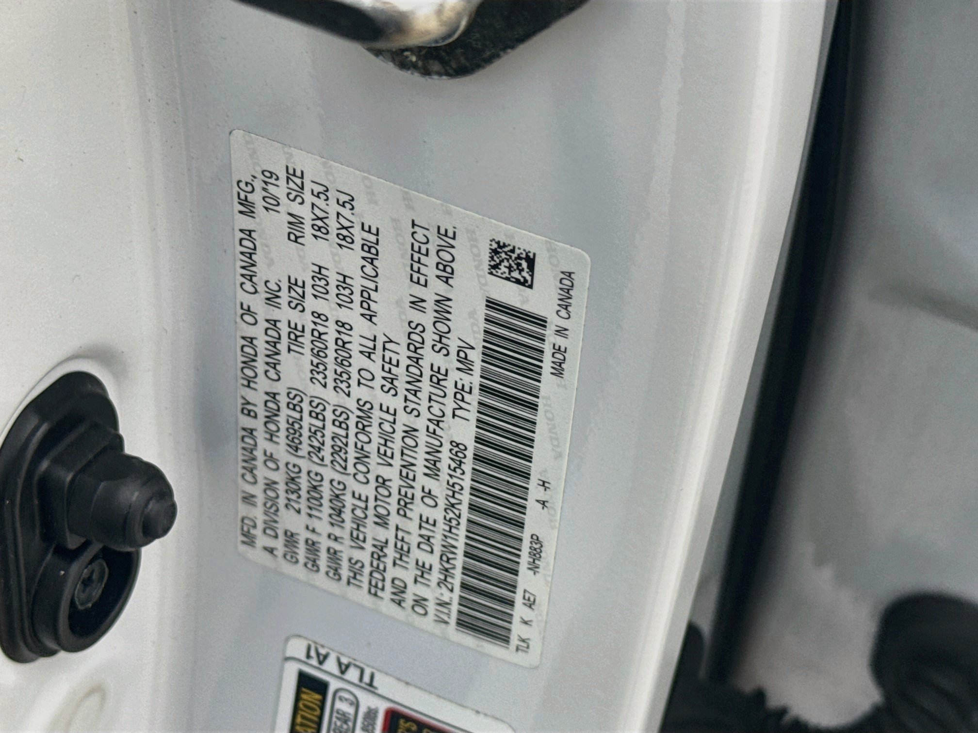 Certified 2019 Honda CR-V EX image 37