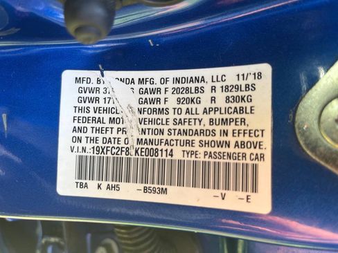 Used 2019 Honda Civic Sport image 13