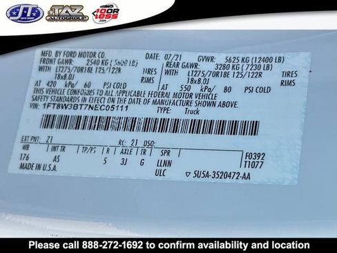 Used 2022 Ford F350 XL w/ STX Appearance Package image 18