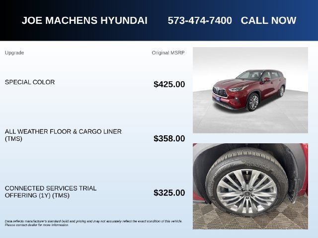 Used 2024 Toyota Highlander Platinum AWD/4WD image 5