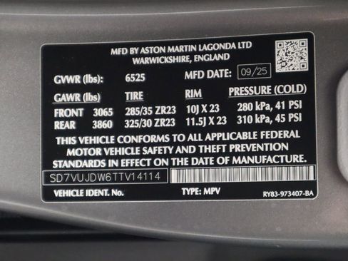 New 2026 Aston Martin DBX 707 image 34