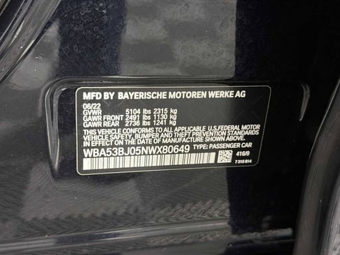 Used 2022 BMW 540i w/ Executive Package RWD image 36