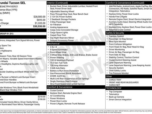 Used 2023 Hyundai Tucson SEL image 3