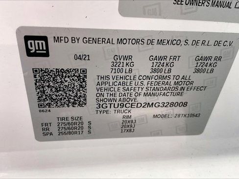 Used 2021 GMC Sierra 1500 Elevation AWD/4WD image 34