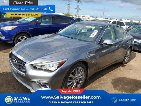 Used 2019 INFINITI Q50 Luxe w/ Essential Package (3.0T Luxe) AWD/4WD image 1