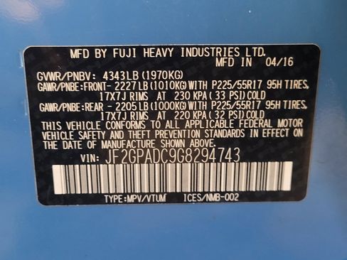 Used 2016 Subaru Crosstrek 2.0i Premium image 33