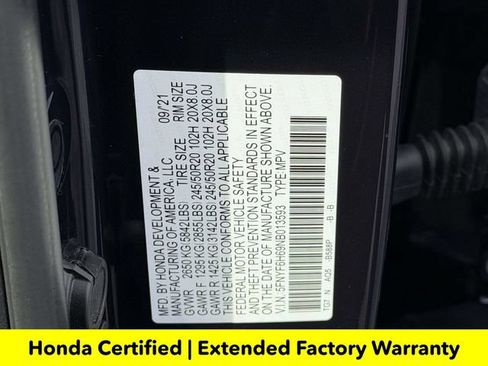 Certified 2022 Honda Pilot Touring image 21