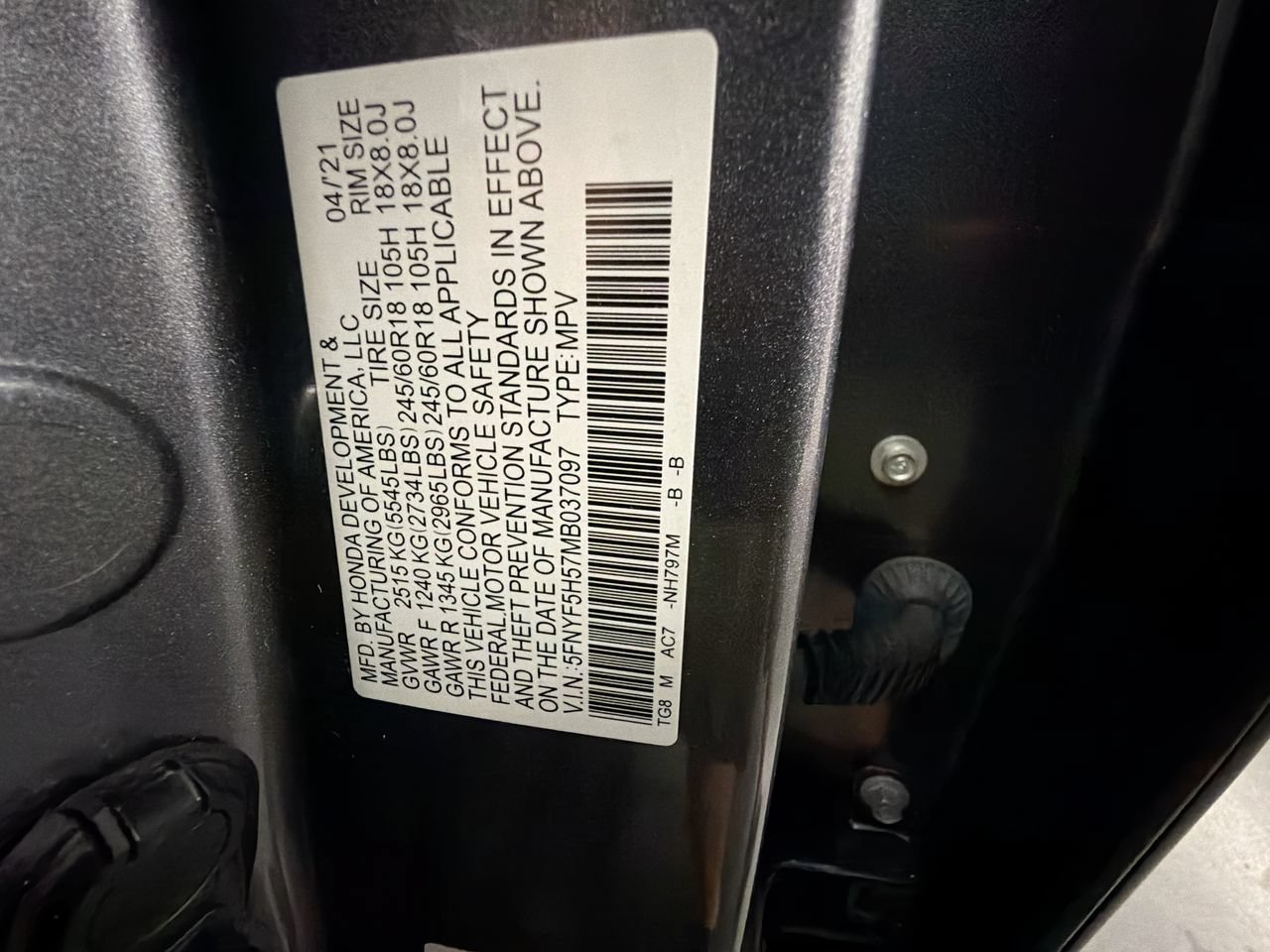 Used 2021 Honda Pilot EX-L image 32