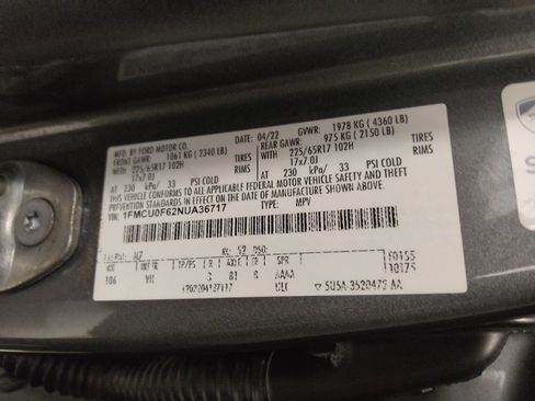 Used 2022 Ford Escape S FWD image 33