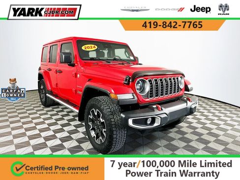 Certified 2024 Jeep Wrangler Sahara w/ Technology Group image 1