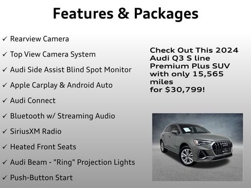 Used 2024 Audi Q3 2.0T Premium Plus AWD/4WD image 8