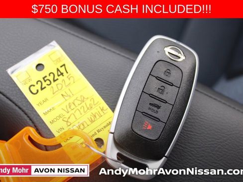 New 2025 Nissan Versa SV w/ Trunk Package image 19