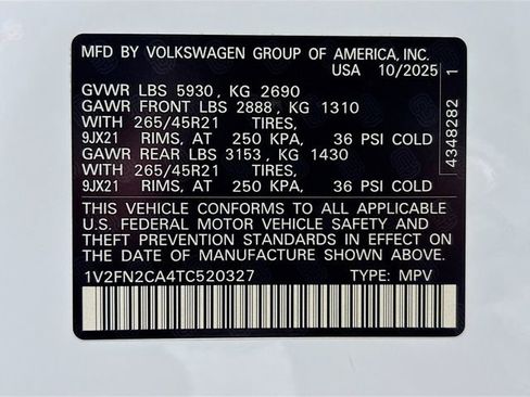 New 2026 Volkswagen Atlas SEL Premium R-Line image 35