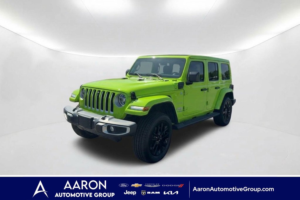 Used 2021 Jeep Wrangler Unlimited Sahara w/ Safety Group AWD/4WD image 1