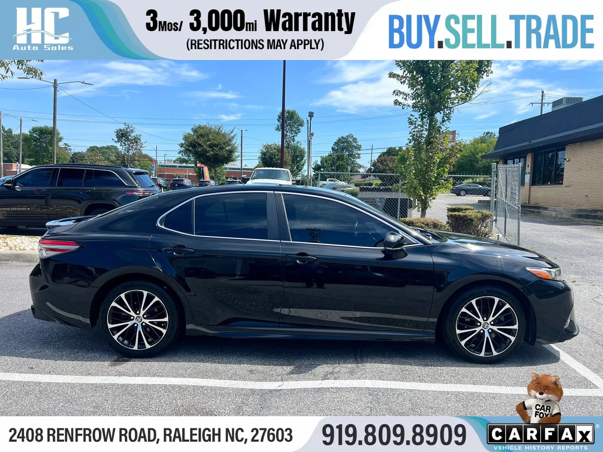 Used 2019 Toyota Camry SE w/ Convenience Package FWD image 6