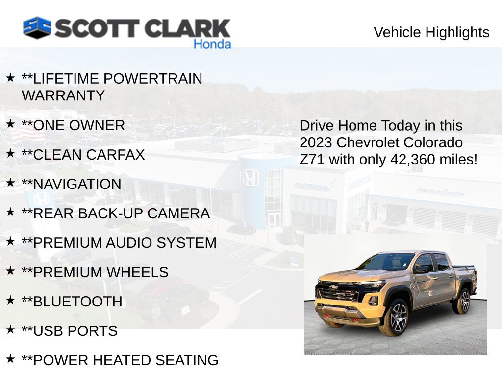 Used 2023 Chevrolet Colorado Z71 w/ Z71 Convenience Package 2 AWD/4WD image 12