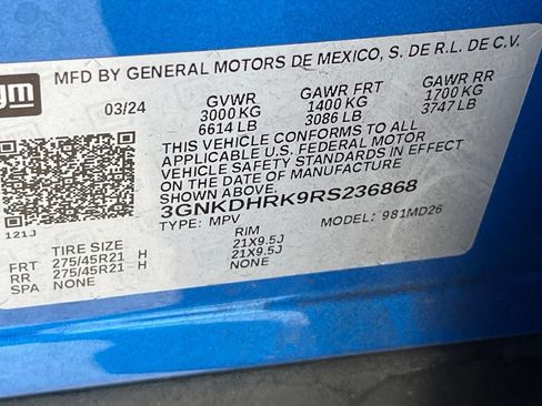 Used 2024 Chevrolet Blazer EV RS RWD image 19