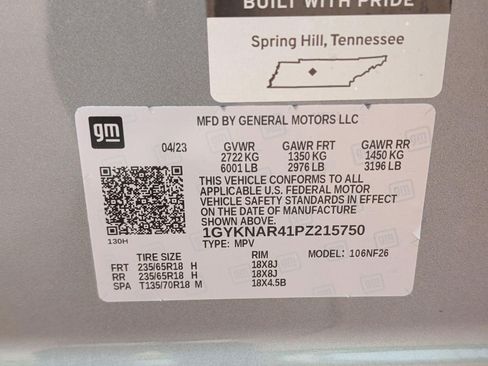 Used 2023 Cadillac XT5 Luxury w/ LPO, Floor Liner Package FWD image 30