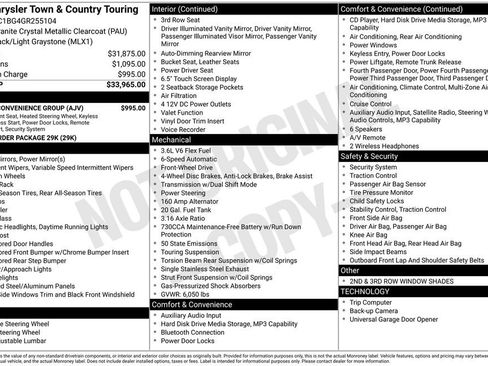 Used 2016 Chrysler Town & Country Touring w/ Driver Convenience Group FWD image 2