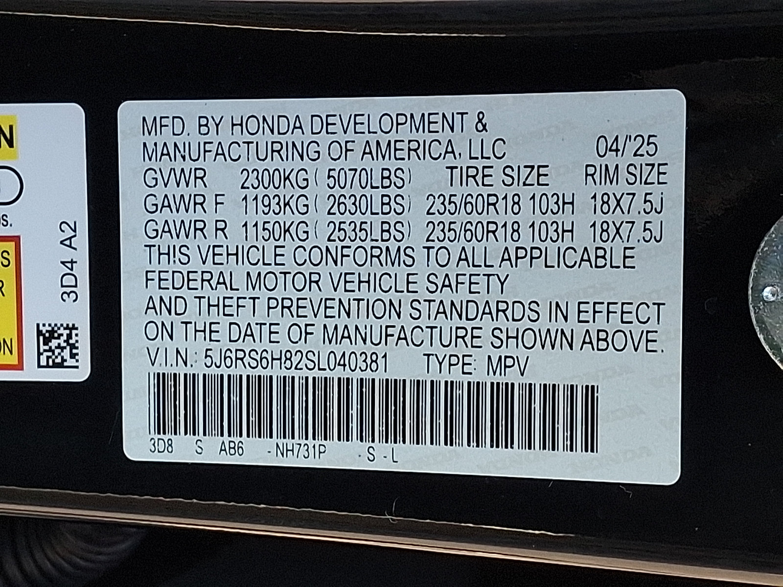 Certified 2025 Honda CR-V Sport-L image 30