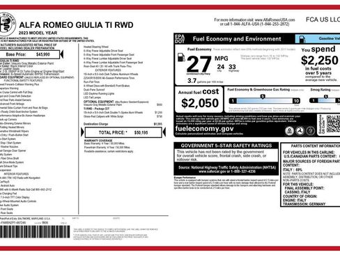 Used 2023 Alfa Romeo Giulia Ti image 5
