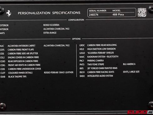Used 2020 Ferrari 488 Pista Coupe image 12