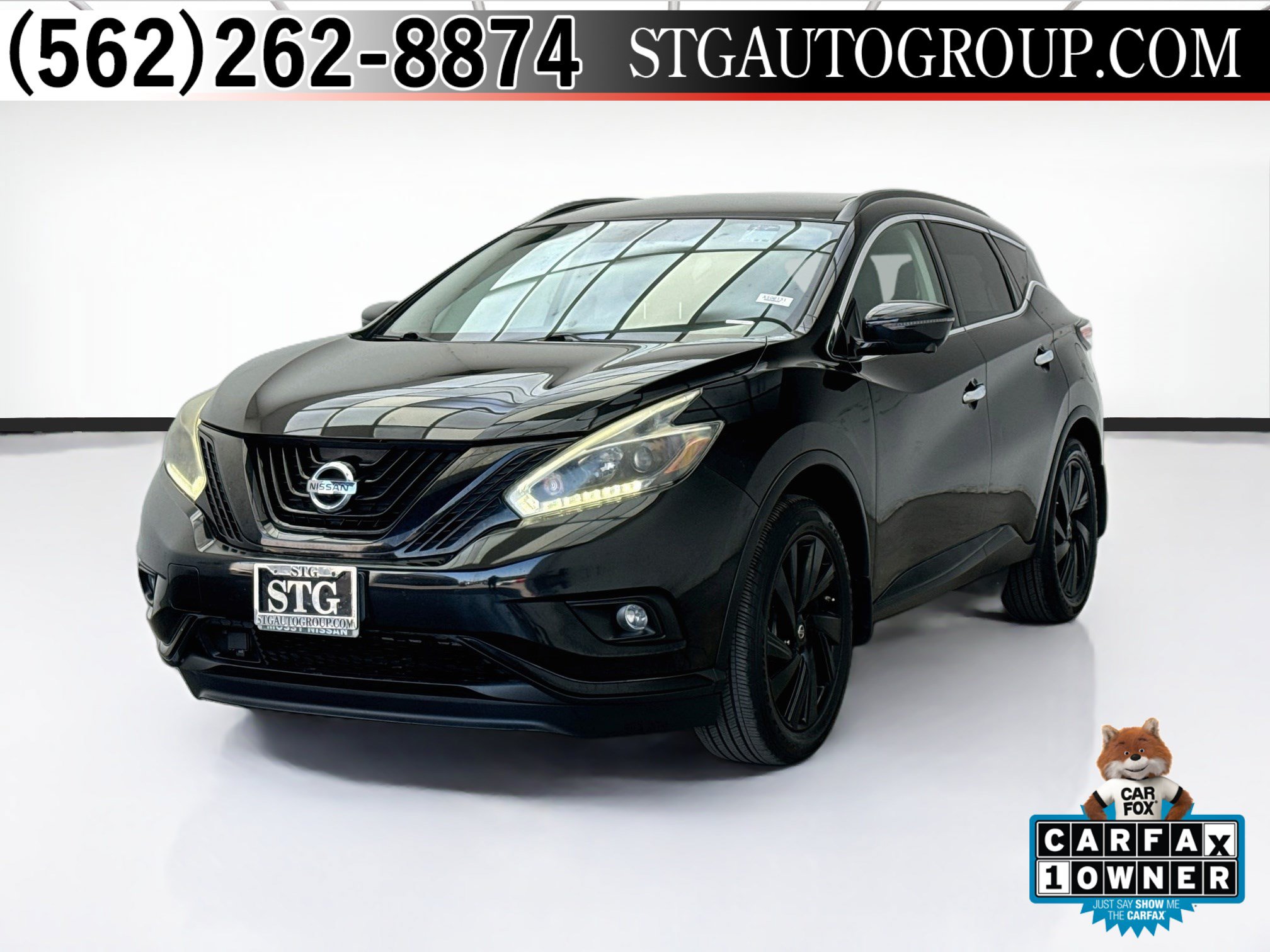 Used 2018 Nissan Murano SL w/ Midnight Edition Package FWD image 1
