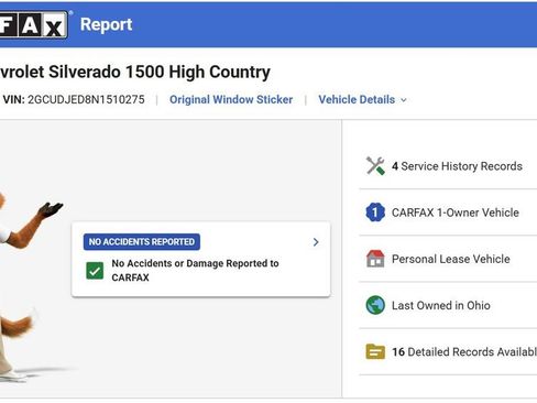 Used 2022 Chevrolet Silverado 1500 High Country w/ Technology Package AWD/4WD image 34