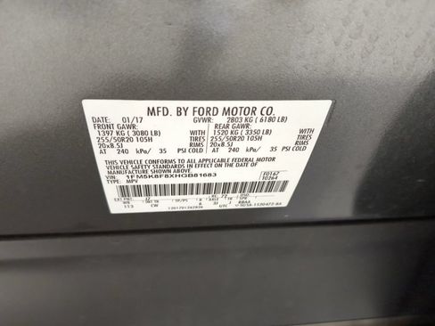 Used 2017 Ford Explorer Limited AWD/4WD image 15