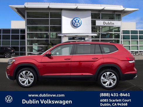 Certified 2021 Volkswagen Atlas SE w/ Panoramic Sunroof Package image 7