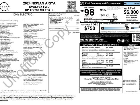 Used 2024 Nissan Ariya FWD image 2