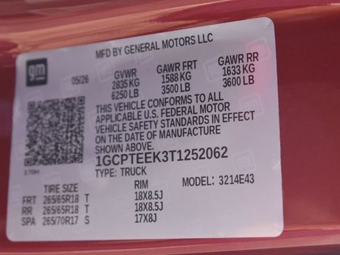 Used 2026 Chevrolet Colorado Trail Boss AWD/4WD image 36