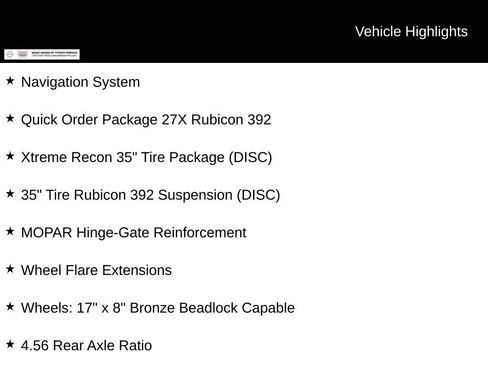 Used 2023 Jeep Wrangler Unlimited Rubicon 392 w/ Xtreme Recon 35" Tire Package image 5