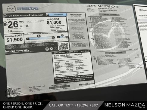 New 2026 MAZDA CX-5 Select AWD/4WD image 17