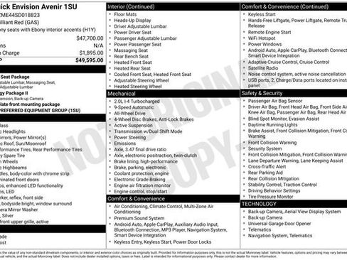 Certified 2025 Buick Envision Avenir AWD/4WD image 50