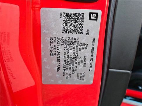 Used 2020 Chevrolet Corvette Stingray Premium Cpe w/ 3LT Preferred Equipment Group image 22