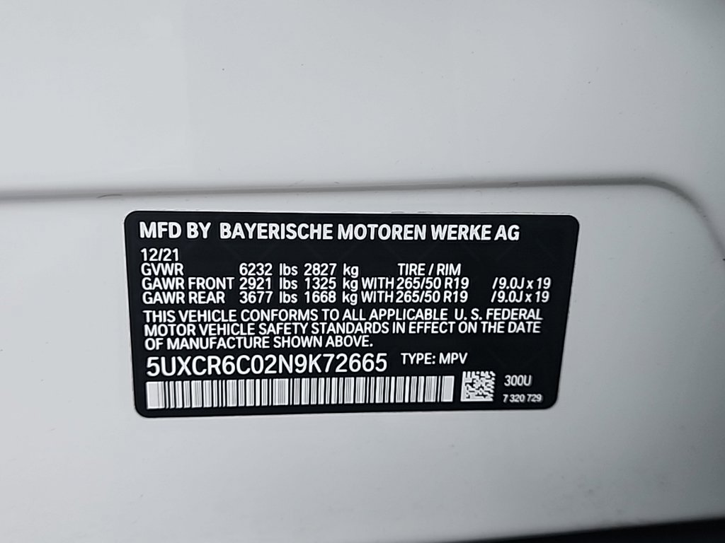 Used 2022 BMW X5 xDrive40i w/ Parking Assistance Package AWD/4WD image 31